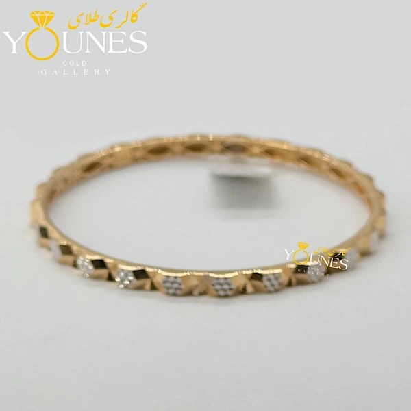 النگو طلای الیزا تراش دار